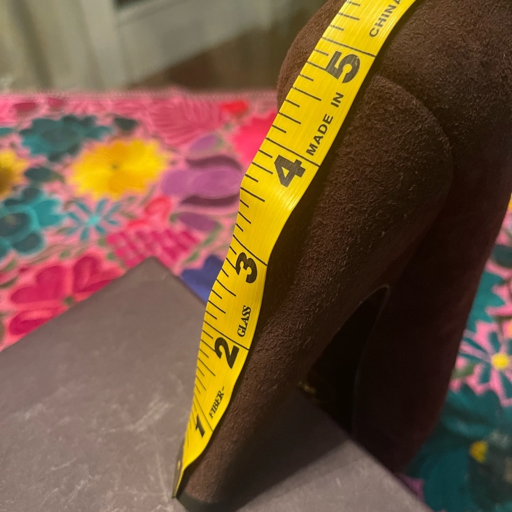 PRADA Sz 38 Brown Suede 8-8.5 US - Picture 8 of 9